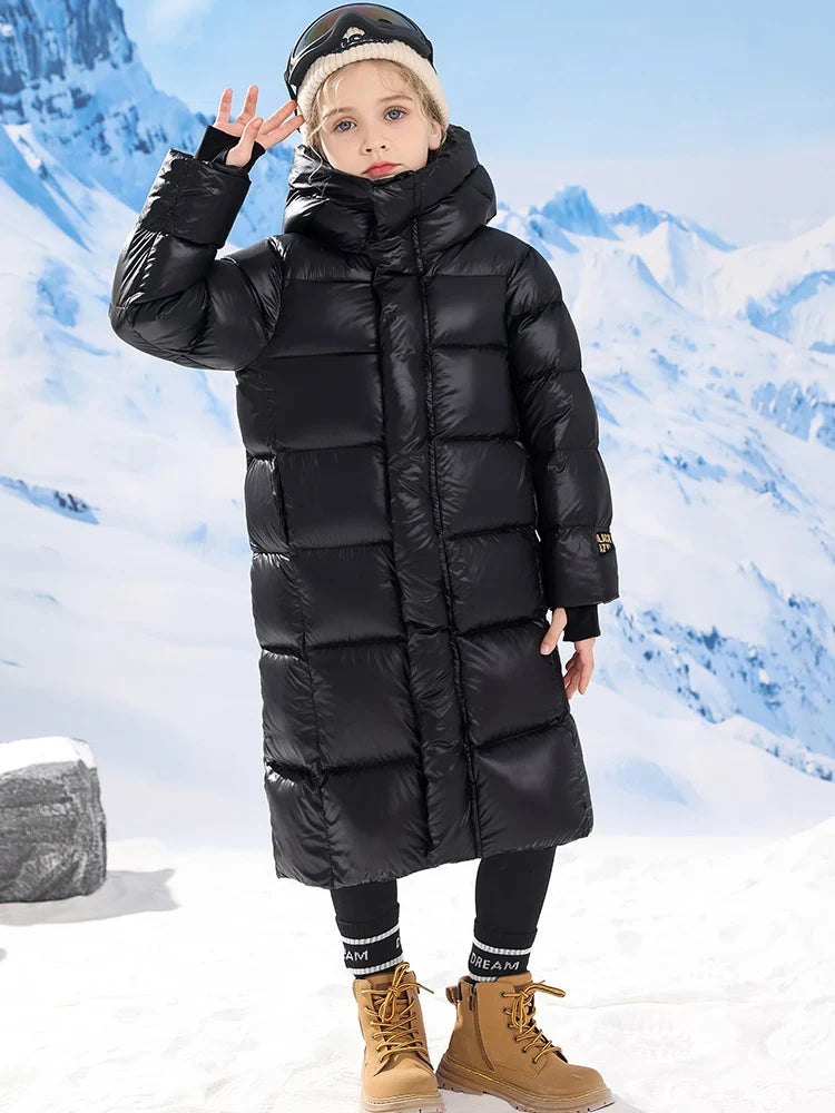 Girls' Winter Jacket | Insulated & Breathable | Fluffy Hood Trim