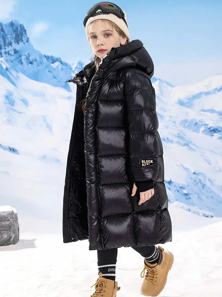 Girls' Winter Jacket | Insulated & Breathable | Fluffy Hood Trim