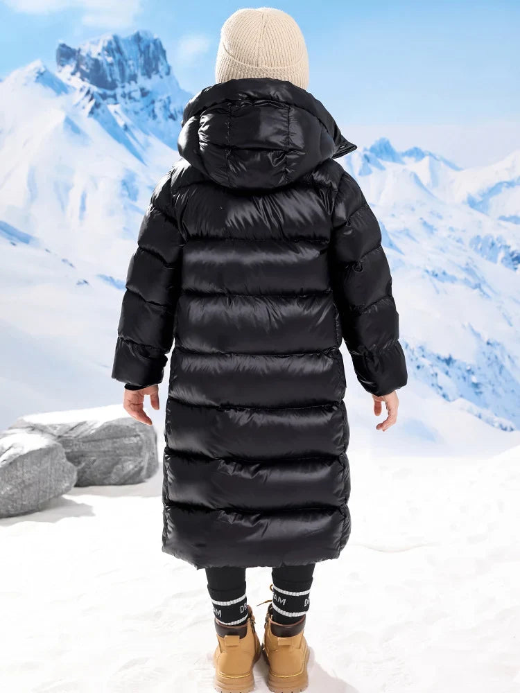 Girls' Winter Jacket | Insulated & Breathable | Fluffy Hood Trim