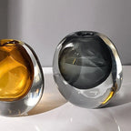 Glass Vase | Handblown Murano Bubble Design | 30 x 15 cm