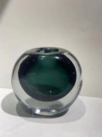 Glass Vase | Handblown Murano Bubble Design | 30 x 15 cm