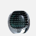 Glass Vase | Handblown Murano Bubble Design | 30 x 15 cm