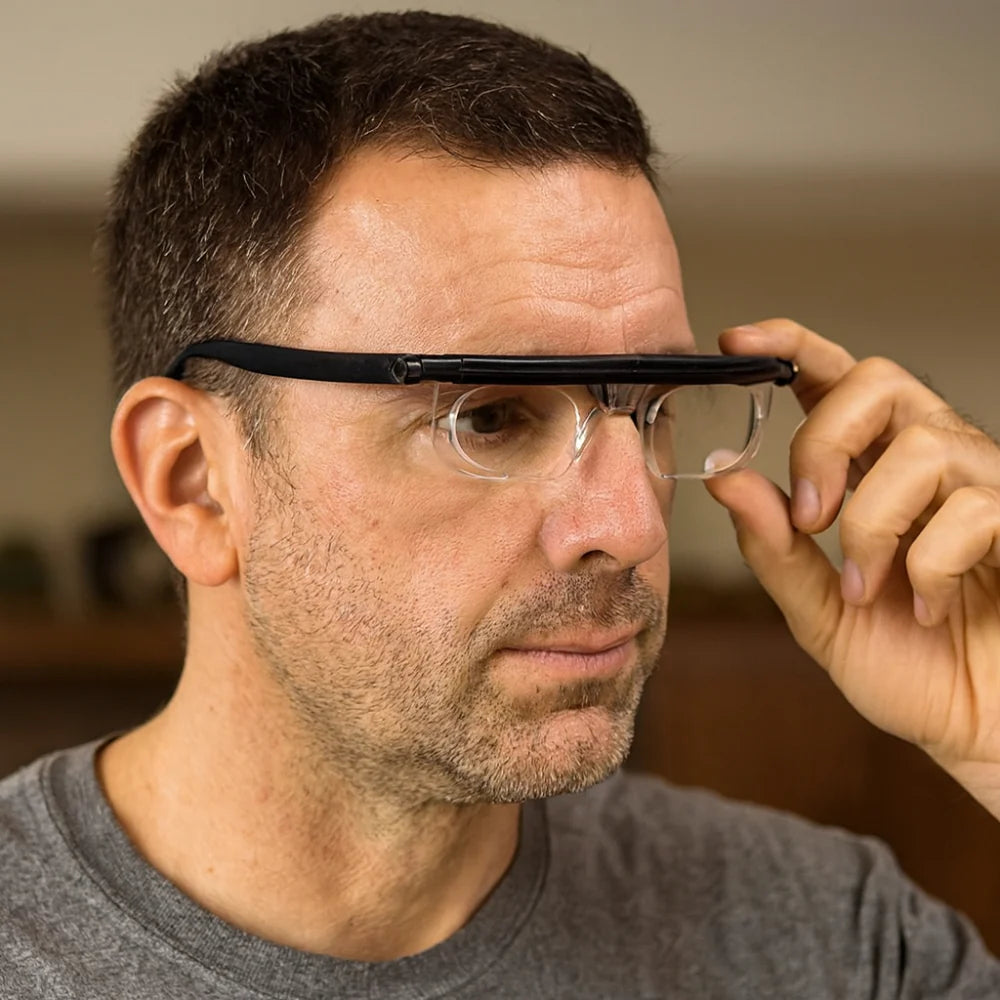 Glasses | Adjustable Focus & Impact-Resistant Lenses