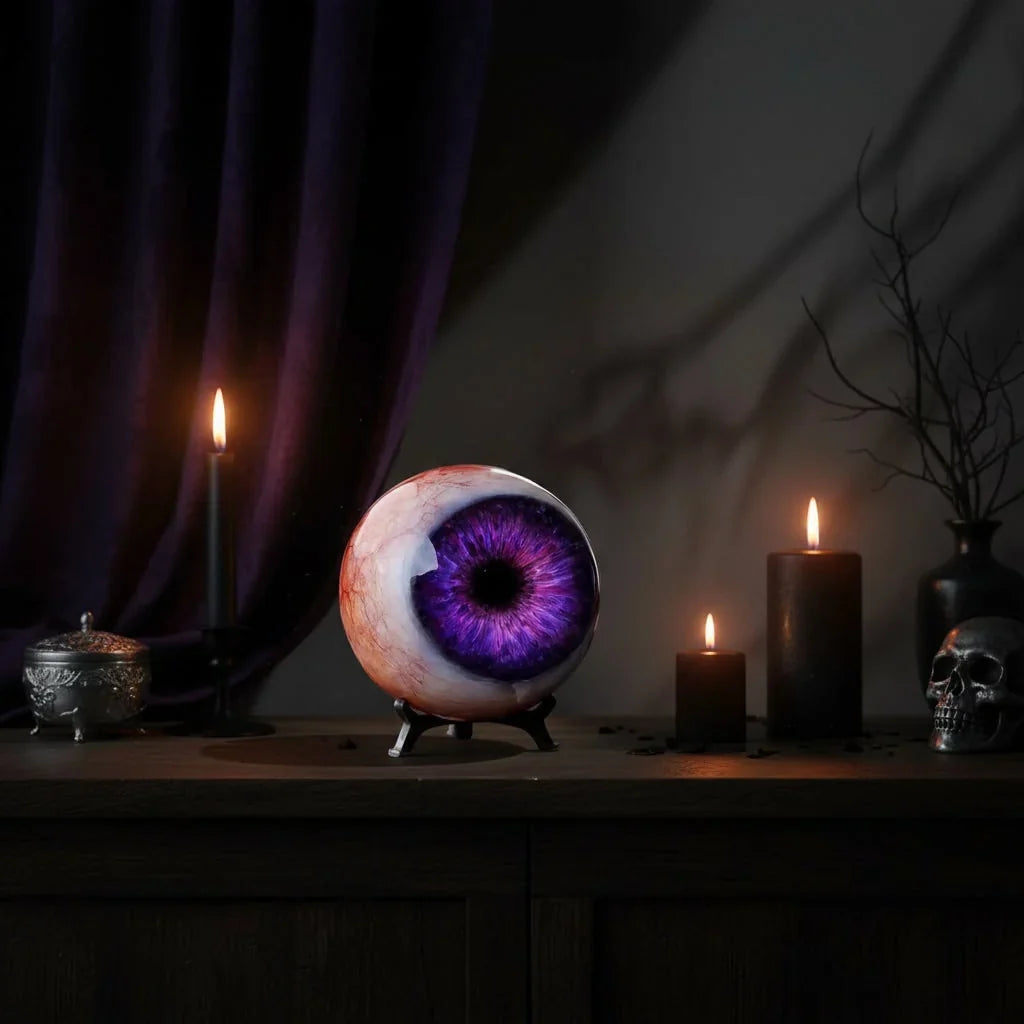 Halloween Eye Ornament | Monster Eye Design & 4 Vivid Colors