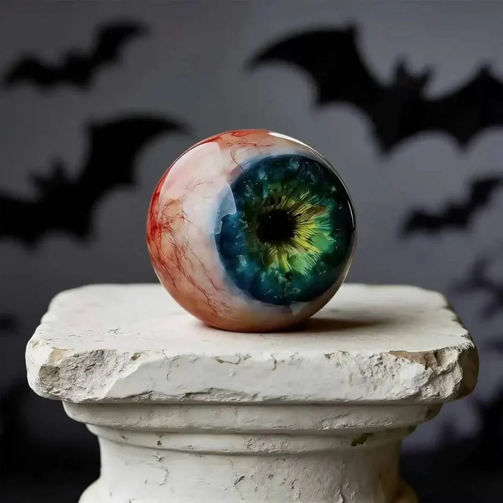 Halloween Eye Ornament | Monster Eye Design & 4 Vivid Colors