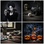 Halloween Eye Ornament | Monster Eye Design & 4 Vivid Colors