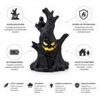 Halloween Tree Decoration | Flameless Flickering LED & Battery-Powered
