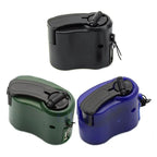Hand Crank Charger | USB Output & Integrated LED | Pocket-Sized