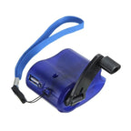 Hand Crank Charger | USB Output & Integrated LED | Pocket-Sized
