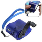 Hand Crank Charger | USB Output & Integrated LED | Pocket-Sized