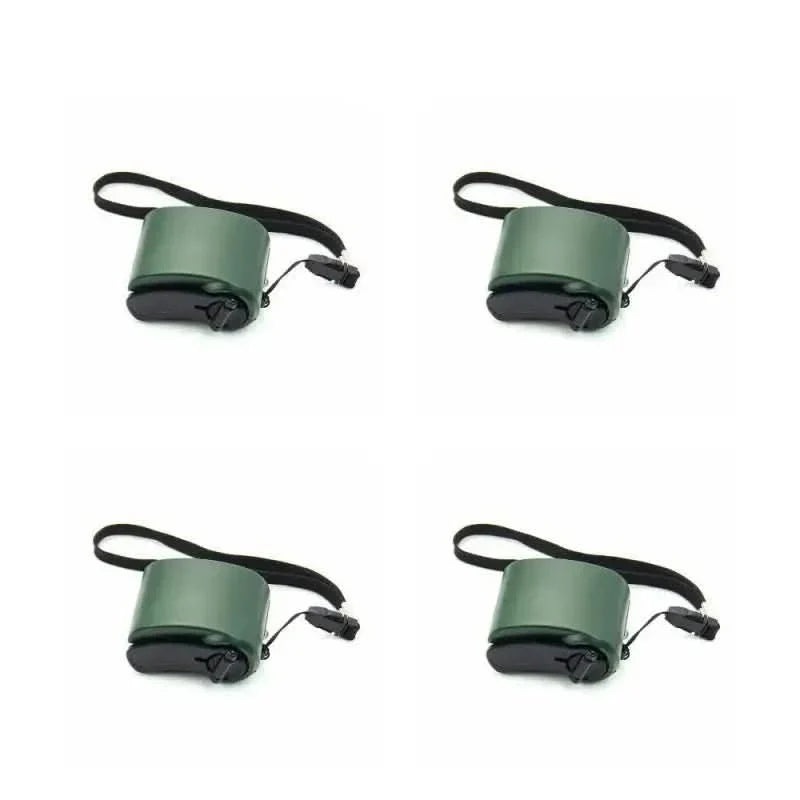 Hand Crank Charger | USB Output & Integrated LED | Pocket-Sized