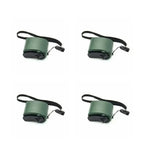 Hand Crank Charger | USB Output & Integrated LED | Pocket-Sized