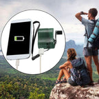 Hand Crank Charger | USB Output & Integrated LED | Pocket-Sized