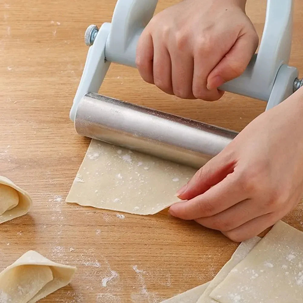 Hand Rolling Pin | Stainless Steel & Non-Stick T-Shape Handle