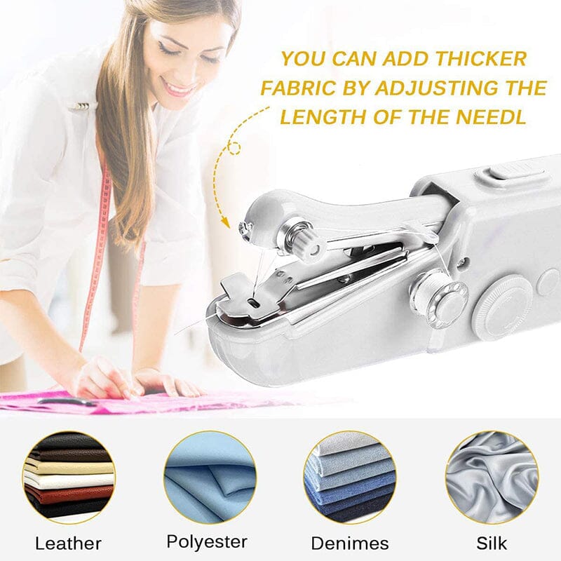 Handheld Sewing Machine | Cordless & One-Hand Operation