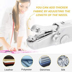 Handheld Sewing Machine | Cordless & One-Hand Operation