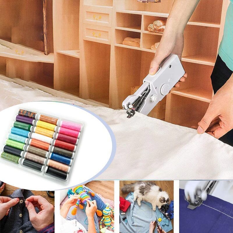 Handheld Sewing Machine | Cordless & One-Hand Operation