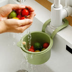 Hanging Draining Basket | Two-Part Filter & One-Click Emptying