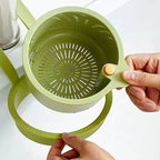 Hanging Draining Basket | Two-Part Filter & One-Click Emptying