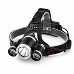 Headlamp | USB Rechargeable 3-LED & Multiple Modes