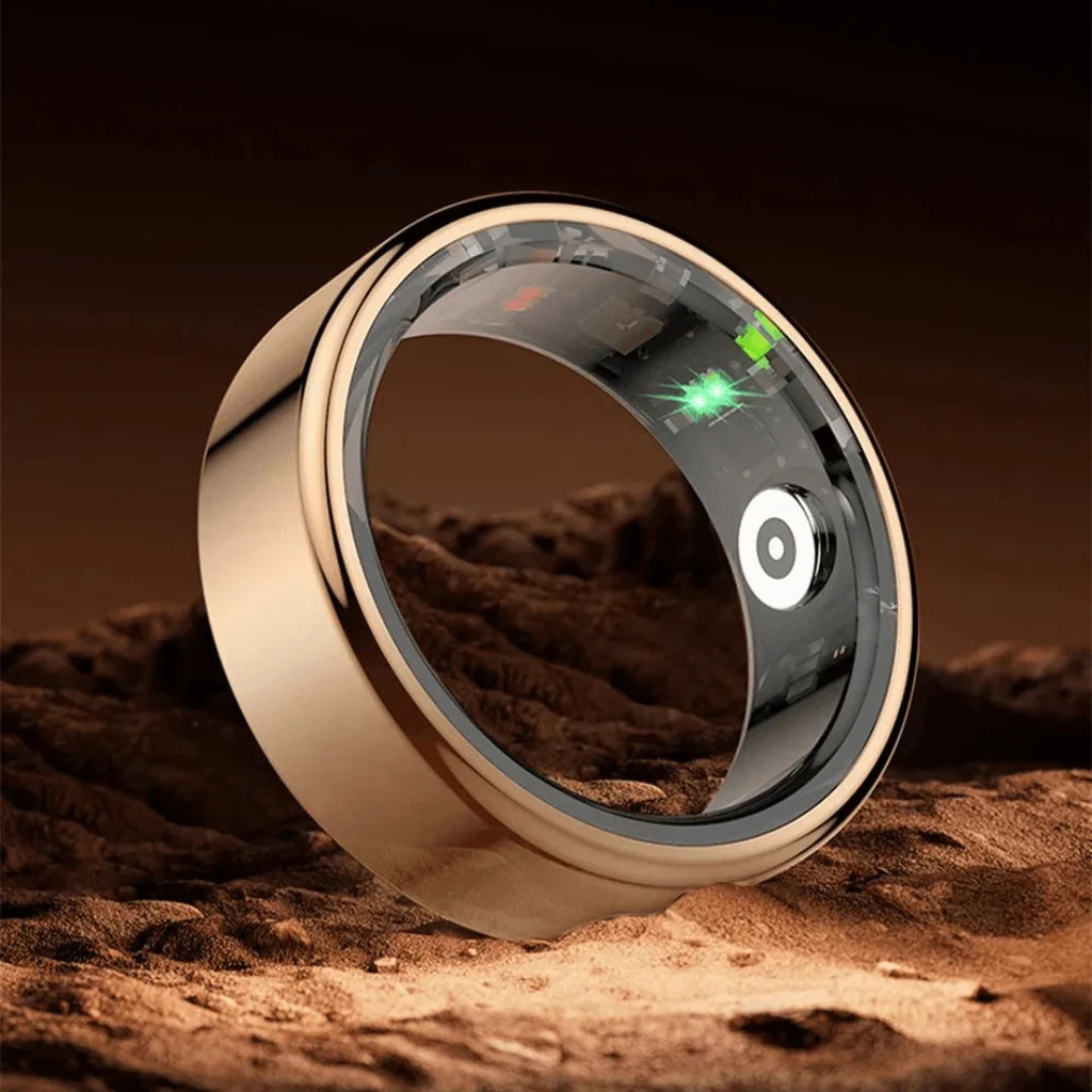 Health Tracker Ring | Titanium Multi-Sensor & Water-Resistant