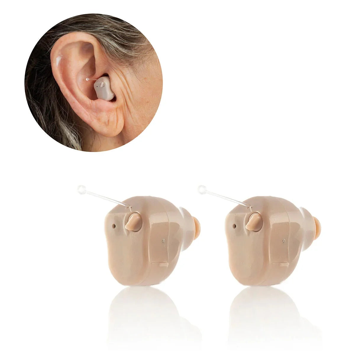 Hearing Amplifier | Ultra-Light & Discreet | Up to 35 Hours Battery Life