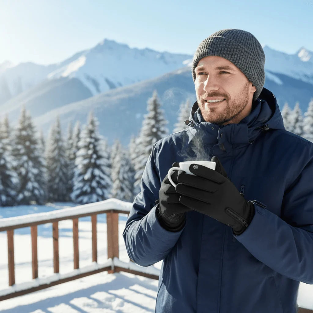 Heated Gloves | Insulated, Waterproof & Touchscreen-Compatible | Men's Fit
