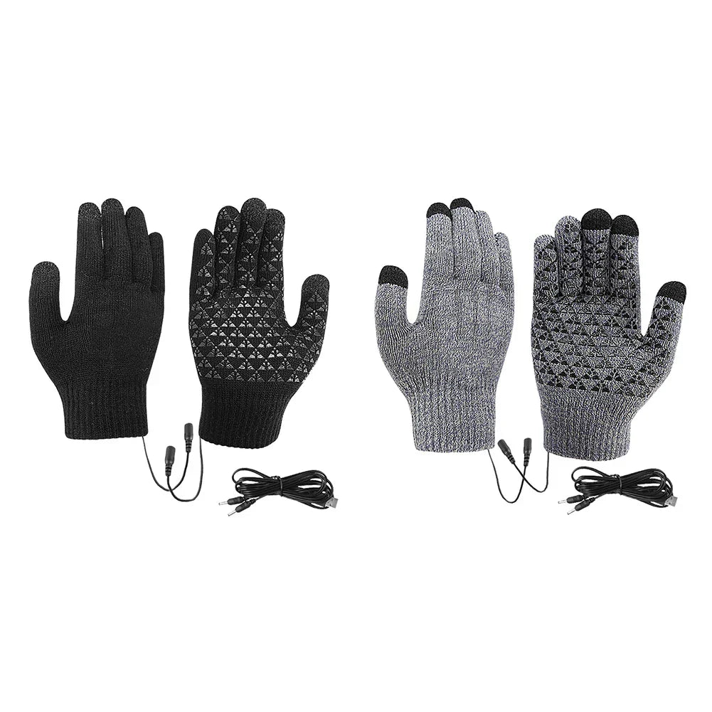 Heated Gloves | USB-Powered Heating, Touchscreen-Compatible & Non-Slip Grip