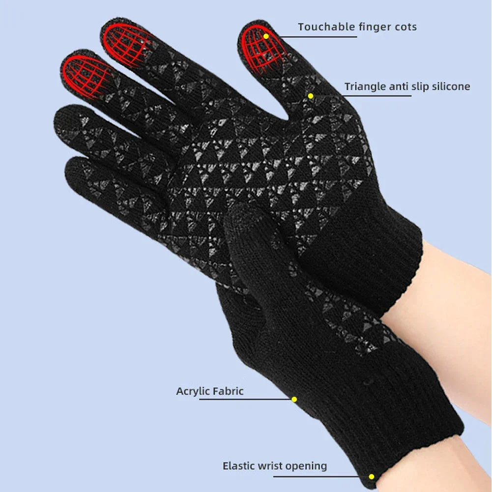 Heated Gloves | USB-Powered Heating, Touchscreen-Compatible & Non-Slip Grip