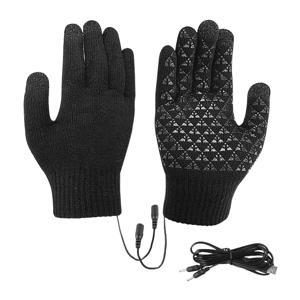 Heated Gloves | USB-Powered Heating, Touchscreen-Compatible & Non-Slip Grip