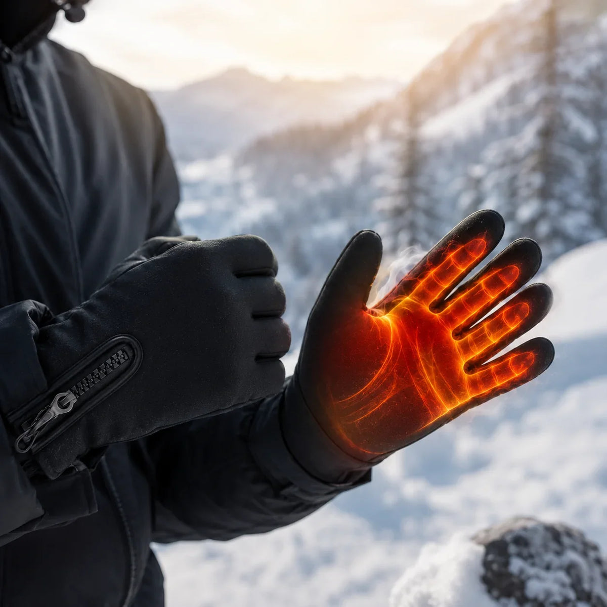 Heated Gloves | USB-Powered, Waterproof & Fleece-Lined