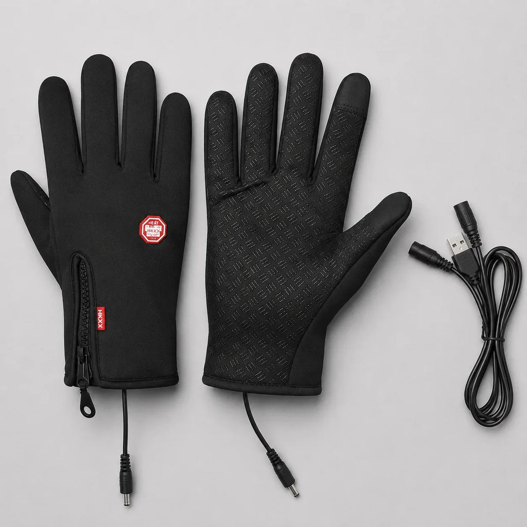 Heated Gloves | USB-Powered, Waterproof & Fleece-Lined