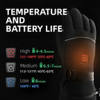 Heated Gloves | USB Rechargeable & Water-Repellent | Up to 8 Hours