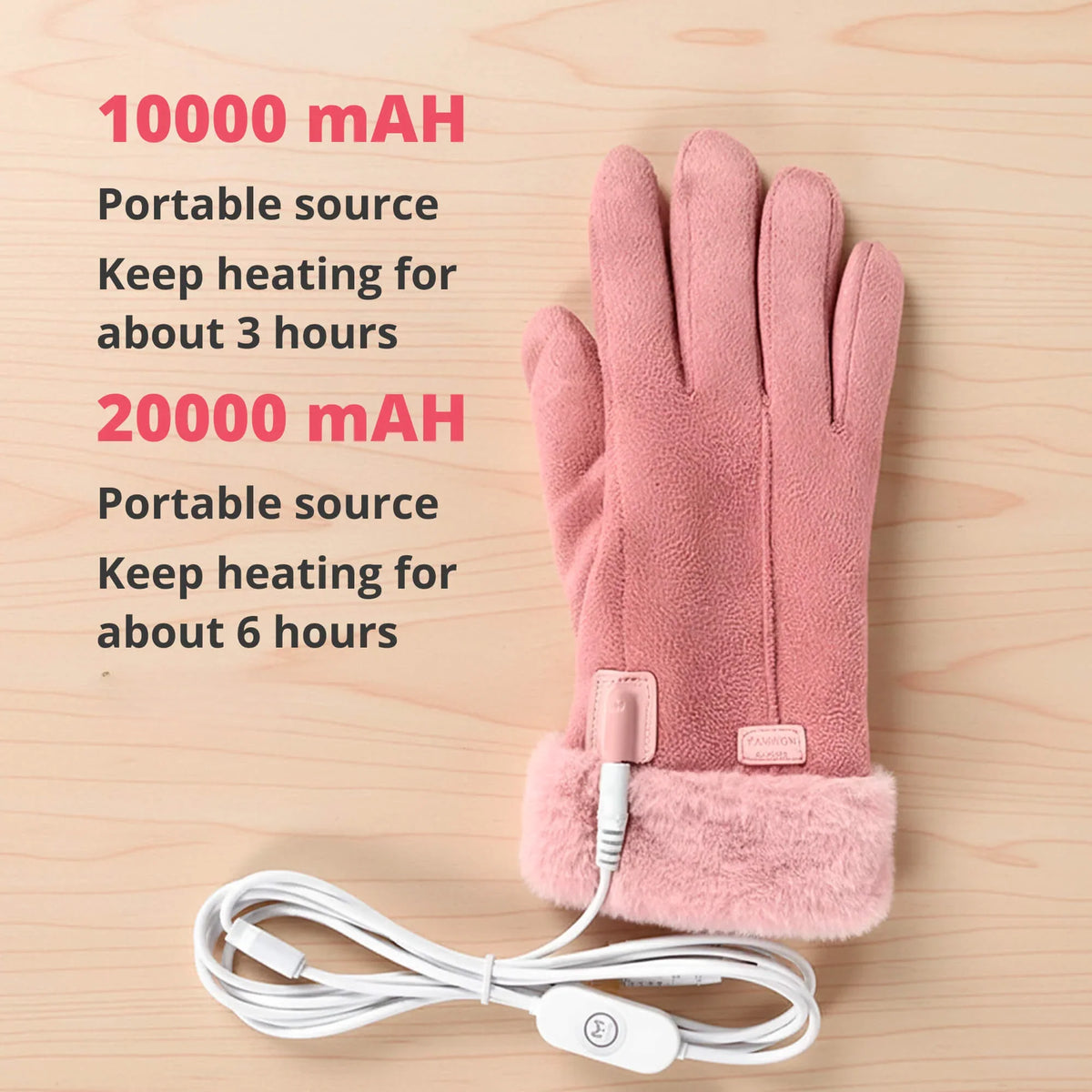 Heated Gloves | USB Rechargeable, Waterproof & Touchscreen Compatible