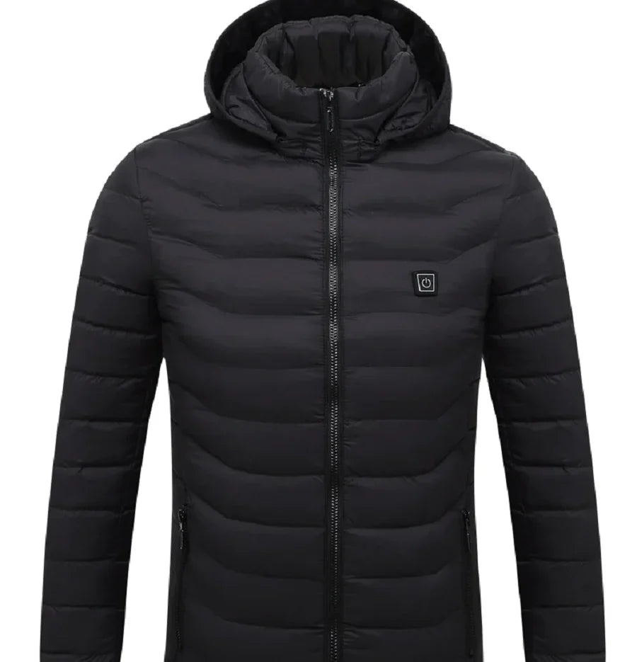 Heated Hoodie | 11-Zone Carbon-Fiber Heating & USB-Powered