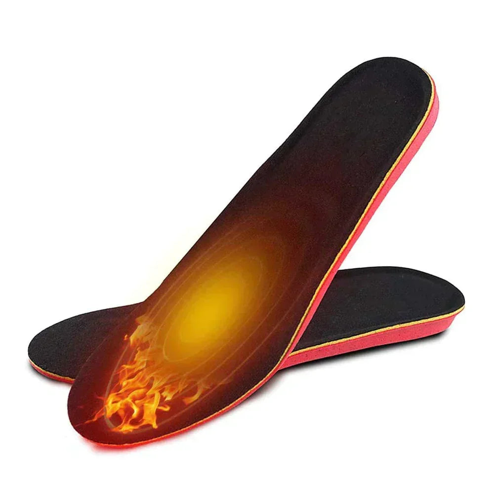 Heated Insoles | Rechargeable 10-Hour & 3 Heat Levels | Slim Slip-In