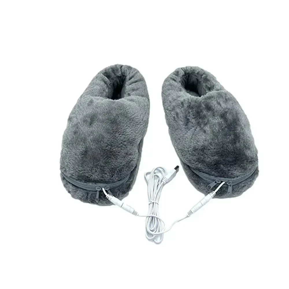 Heated Slippers | USB-Powered Fast-Heating Plush Lining | EU 35–46
