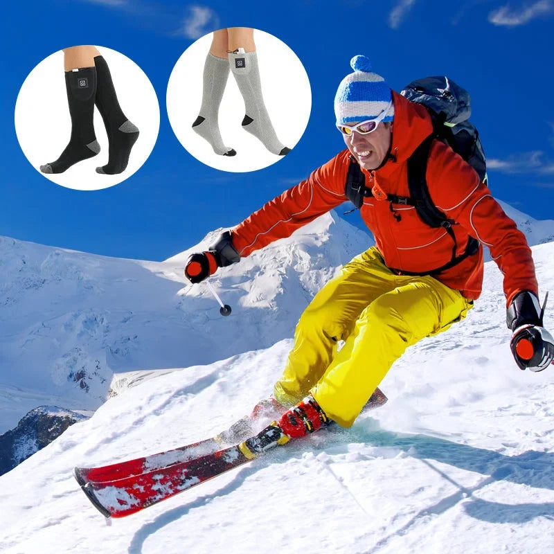 Heated Socks | 3 Heat Levels & Hidden Battery Pocket