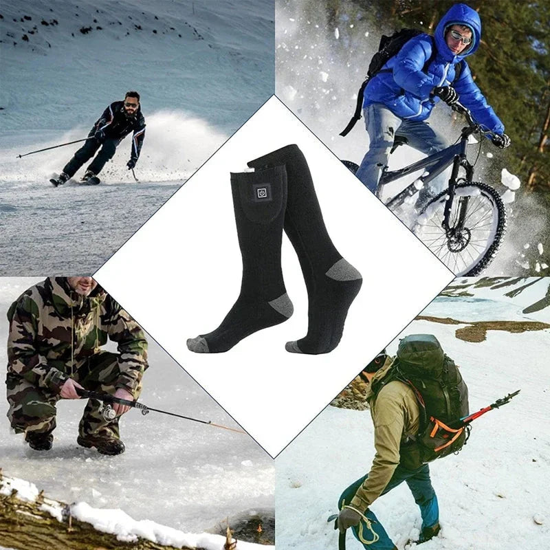 Heated Socks | 3 Heat Levels & Hidden Battery Pocket