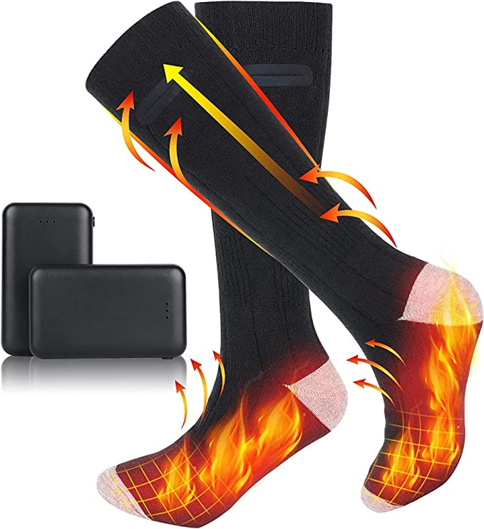 Heated Socks | USB Rechargeable & 3 Heat Settings | Unisex