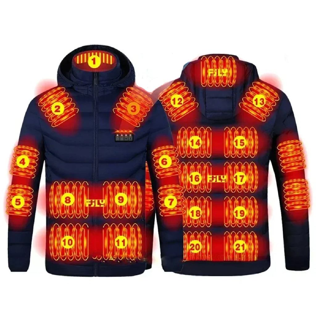 Heated Vest | 21 Targeted Heating Zones & Adjustable Heat
