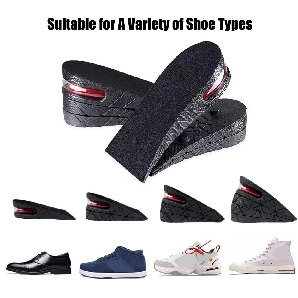 Height-Increasing Insoles | Adjustable & Breathable | Fits US 4.5–9