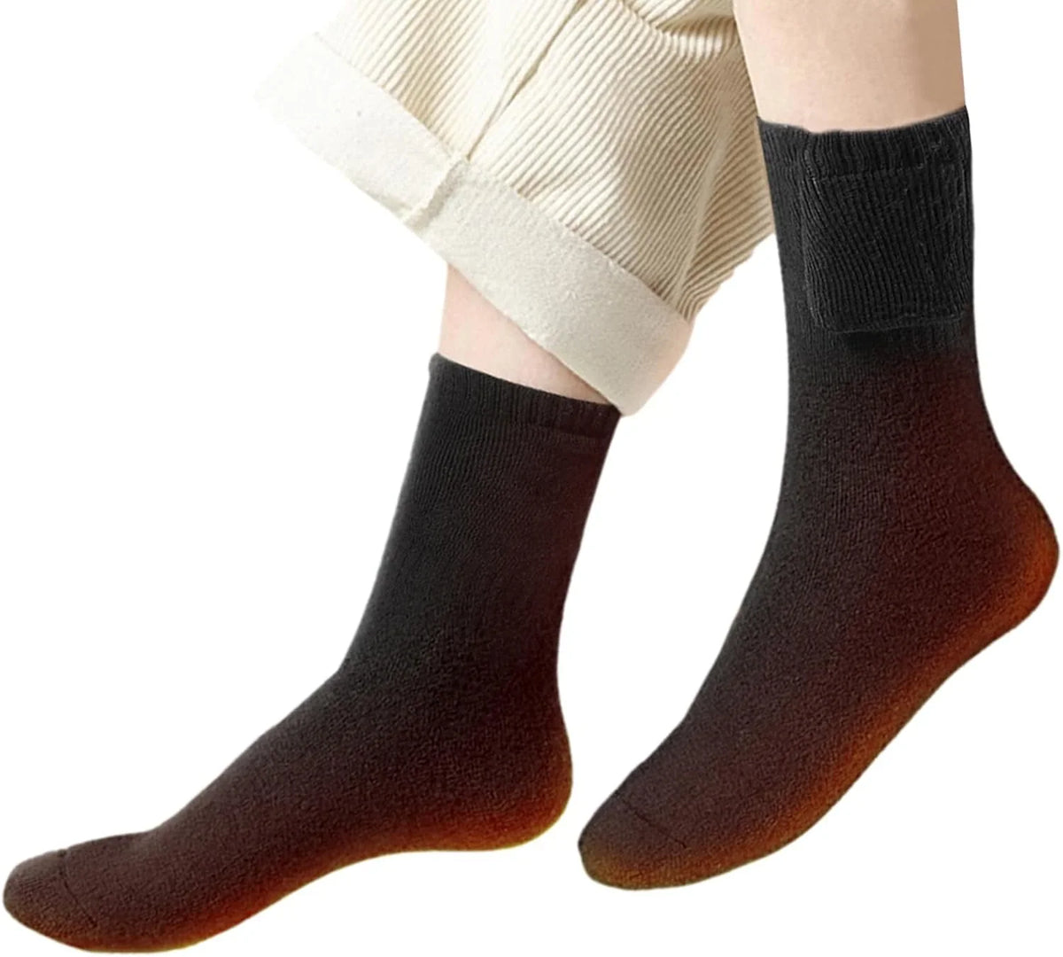 Heizsocken | USB-betrieben, schnelles Aufheizen & atmungsaktives Baumwollmischgewebe