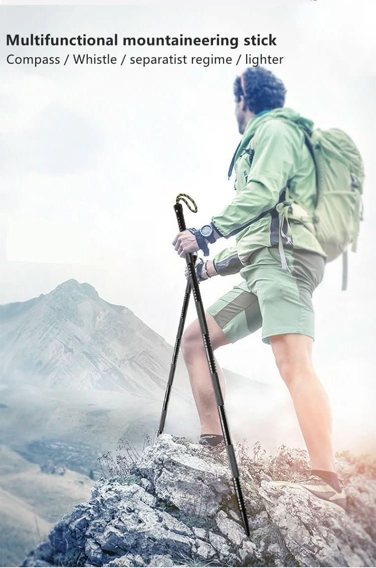 Hiking Pole | Foldable & Multi-Tool | 103.5–140.5 cm