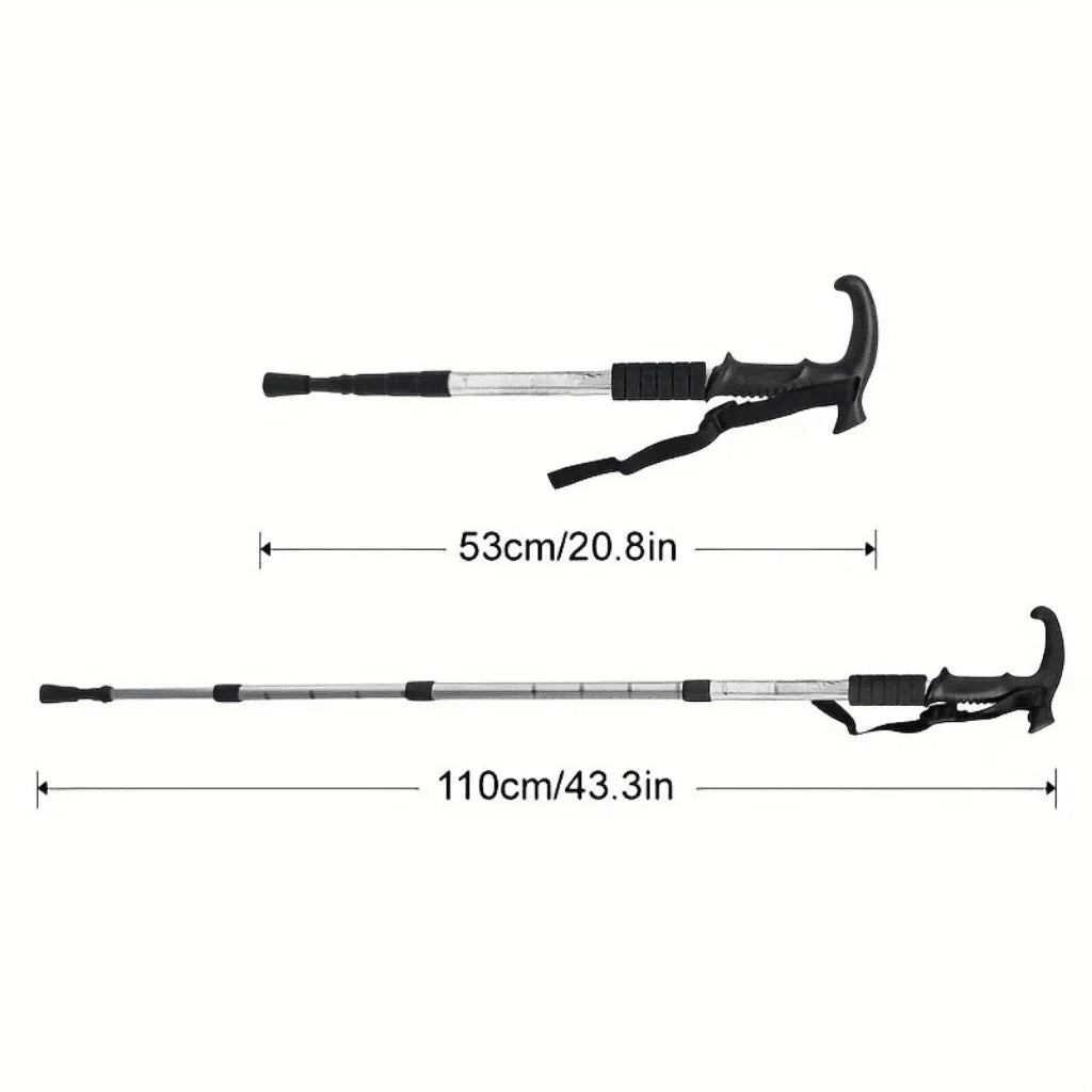 Hiking Poles | Lightweight Aluminum, Telescopic & Non-Slip Grip