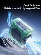 Hip Clip Fan | 8000mAh Battery & Ceramic Cooling | Neck & Handheld