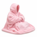 Hooded Blanket | Oversized Sherpa Fleece, Large Hood & Pocket