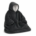 Hooded Blanket | Oversized Sherpa Fleece, Large Hood & Pocket