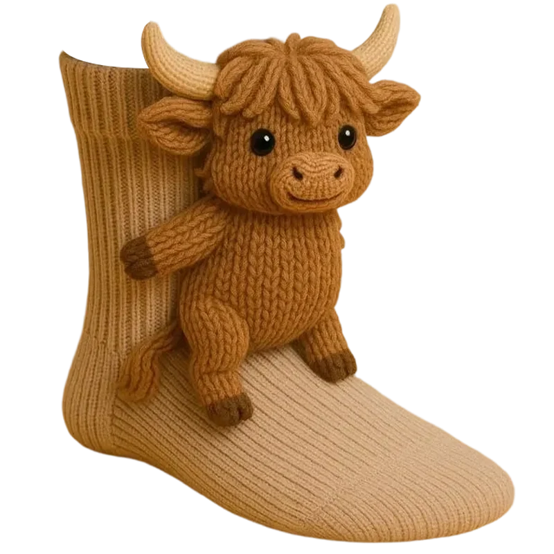 House Socks | Plush Padded Lining & Non-Slip Sole