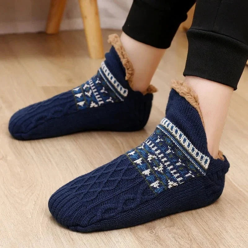House Socks | Plush Velvet & Non-Slip Sole | One Size EU 36–44